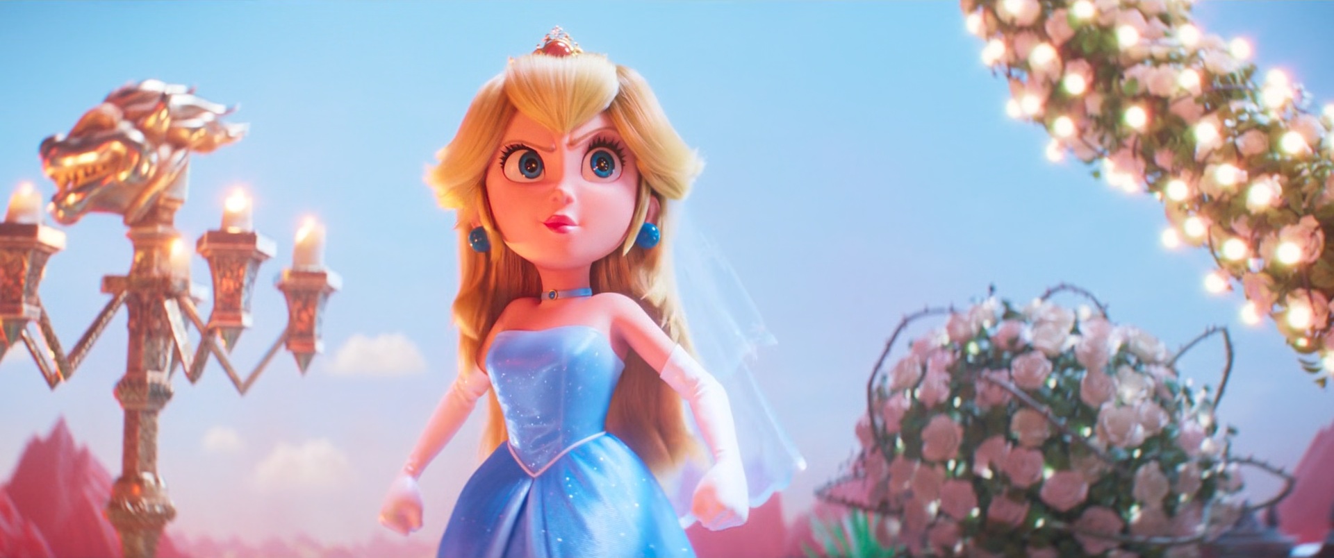 Mario face à Bowser